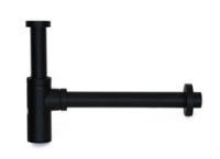 Сифон KAISER для раковины б/вып. Черный (958L-Bl)