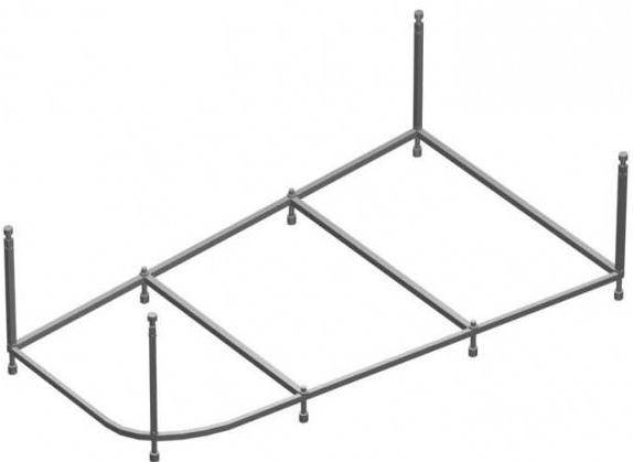 Каркас для ванны AM.PM Inspire W5AA-160-100W-R64