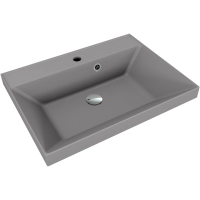 Раковина встраиваемая сверху (60х45) Style Line Asti СС-00002469 серый шелк