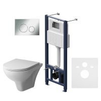 Комплект унитаза с инсталляцией Am.Pm Gem IS49051.901700