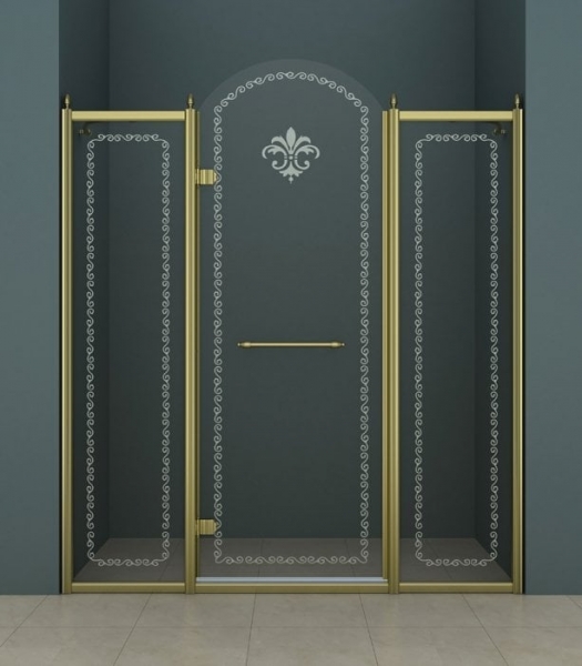 Душевая дверь в нишу Cezares RETRO-A-B-13-150-CP-Br-R