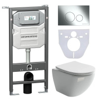 Комплект унитаза с инсталляцией Ceramicanova Metropol CN4002_1001CH_1000