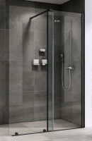 Душевая перегородка (120х200) ABBER Komfort AG09120B черный