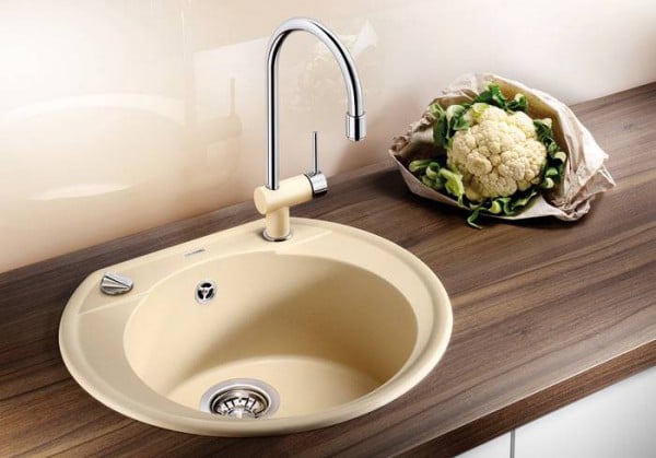 Мойка кухонная Blanco RONDOVAL 45 SILGRANIT PuraDur (мускат), 521918