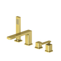 Смеситель для ванны и душа, врезной Timo Torne 4330/17Y золото матовое