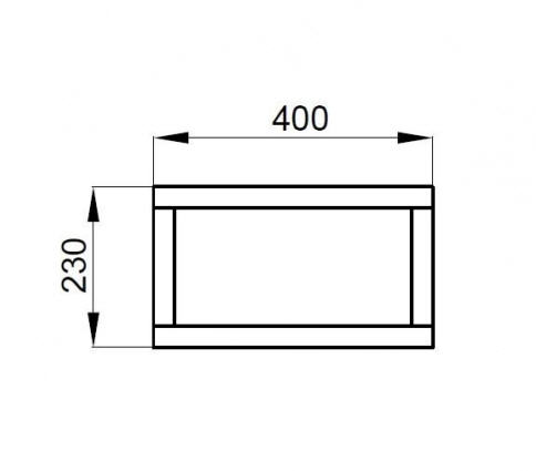 Тумба под раковину Aquaton Интегро 40 1A142603INH30