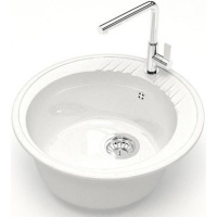 Кухонная мойка Marrbaxx Лексия Z6 Z006Q001 белый лёд глянец 