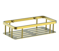 Полка для ванной WONZON & WOGHAND, брашированное золото WW-4131-BG