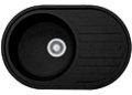Кухонные мойки овальные черные