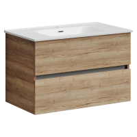 Тумба под раковину Sancos  Urban UR80EG дуб галифакс натуральный