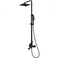Душевая система WONZON & WOGHAND FLEX, черный матовый WW-88047072-MB
