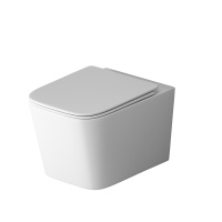 Унитаз подвесной безободковый Grossman  GR-4404MSQ с сиденьем микролифт