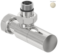 Вентиль Сунержа угловой цилиндр (G 1/2" НР х G 3/4" НГ) 1013-1400-1234 белый