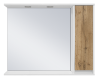 Зеркало-шкаф (90х72) Misty Адриана 90 правый П-Адр03090-01П