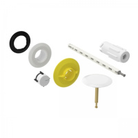 Сервисный комплект Geberit для слива для ванны с системой нажатия PushControl: Глянцевый хром 241.719.21.1