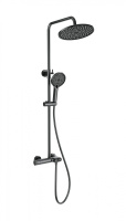 Душевая система с термостатом WONZON & WOGHAND MUSE Corno, темный графит WW-B2091-A-BGG