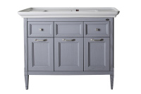 Тумба под раковину ASB-Woodline   Гранда 105 11486 (серый)