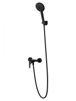 Смеситель для душа WONZON & WOGHAND, черный матовый WW-4540-MB