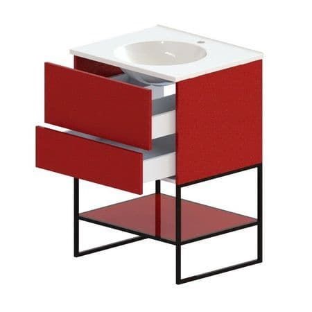 Опора металлическая Астра-Форм Лофт для нижнего шкафа 60 с 2-мя ящиками