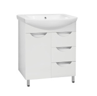 Тумба под раковину напольная Style Line Жасмин 70 ЛС-00000036 белый