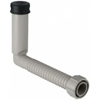 Колено перелива Geberit: Серый гранит 240.463.06.1