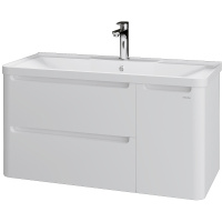 Тумба подвесная Grossman АДЕЛЬ-100 см 1010001 с 2-я ящ, белая