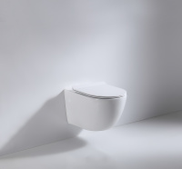 Подвесной безободковый унитаз с сиденьем микролифт beWash Lusso BKWHR004550