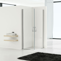 Душевой уголок Vincea  Orta VSS-1O8080CL  (80х80) хром, стекло прозрачное