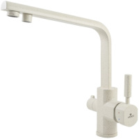 Смеситель KAISER Decor кухня боковой под фильтр Ø35 (бежевый мрамор-328)