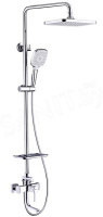 Душевая система Lemark Evitta с регулируемой высотой штанги (LM0562C)