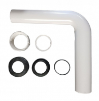 Колено смыва для сантехнического модуля Geberit Monolith для унитаза: Альпийский белый   242.390.11.1