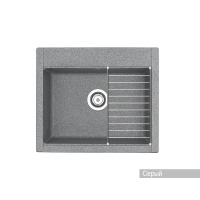 Кухонная мойка Aquaton Делия 60 1A715232LD230 серый