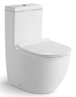 Унитаз напольный  безободковый SantiLine SL-5011