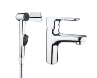 Смеситель для раковины с гигиеническим душем Esko Delh DL 27H, хром