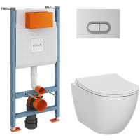 Инсталляция с унитазом Vitra Mia Round  9856B003-7200