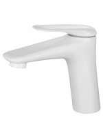 Смеситель для раковины WONZON & WOGHAND Elbe, белый матовый WW-A41222-MW