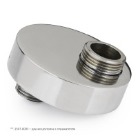 Эксцентрик TUBE нар. р. G 1/2" / нар. р. G 3/4" смещение 32 мм / 2 шт Матовый Черный 31-1507-0005