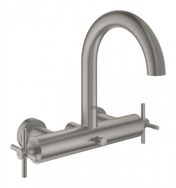 Смеситель для ванны Grohe Atrio New 25010 DC3 (25010DC3) стальной Смеситель для ванны Grohe Atrio New 25010 DC3 (25010DC3) стальной