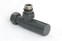 Вентиль Сунержа угловой цилиндр (G 1/2" НР х G 3/4" НГ) 7043-1400-1234 серый