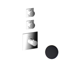 Смеситель для душа встраиваемый с термостатом Webert Elio EL971402560, черный