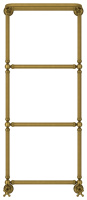 Полотенцесушитель Водяной Сунержа Ренессанс 1386 (126х50) Состаренная бронза 05-0281-1250