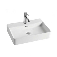 Раковина накладная (60х42) Vincea VBS-303 белый