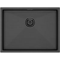 Кухонная мойка Paulmark  Next-58  PM215844-GM вороненая сталь