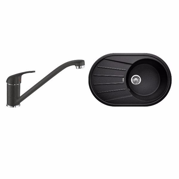 Комплект Blanco TAMOS 45 S (антрацит) + DARAS (антрацит) 521390D2