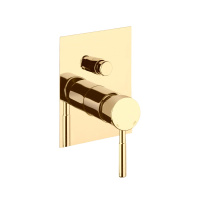 Смеситель для душа встраиваемый Webert Rimini RI860101010, золото Смеситель для душа встраиваемый Webert Rimini RI860101010, золото