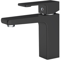 Смеситель для раковины (умывальника) KAISER Elite 01011-2, черный 