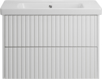 Тумба под раковину ASB-Woodline   Риола 80   12411 (белый)