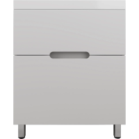 Тумба напольная без раковины 70 см Style Line Матис ЛС-00002442 белый матовый