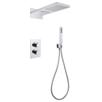 Душевой комплект ABBER Weiss Insel AF8052 скрытого монтажа без излива, термостат, хром