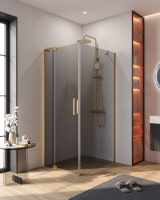 Душевой уголок (80х90) CEZARES SLIDER SLIDER-AH-1-90-80/90-GRIGIO-BORO